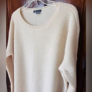 Vince Cashmere Wool Cream Sweater